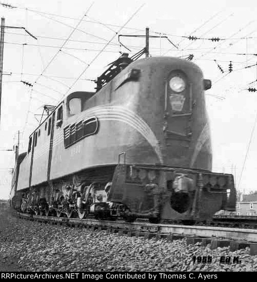 PRR GG-1, Electric, 1955